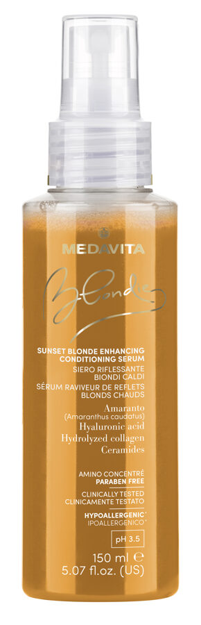 Sunset Blonde Serums-kondicionieris krāsas pastiprināšanai siltiem blondiem toņiem 150ml